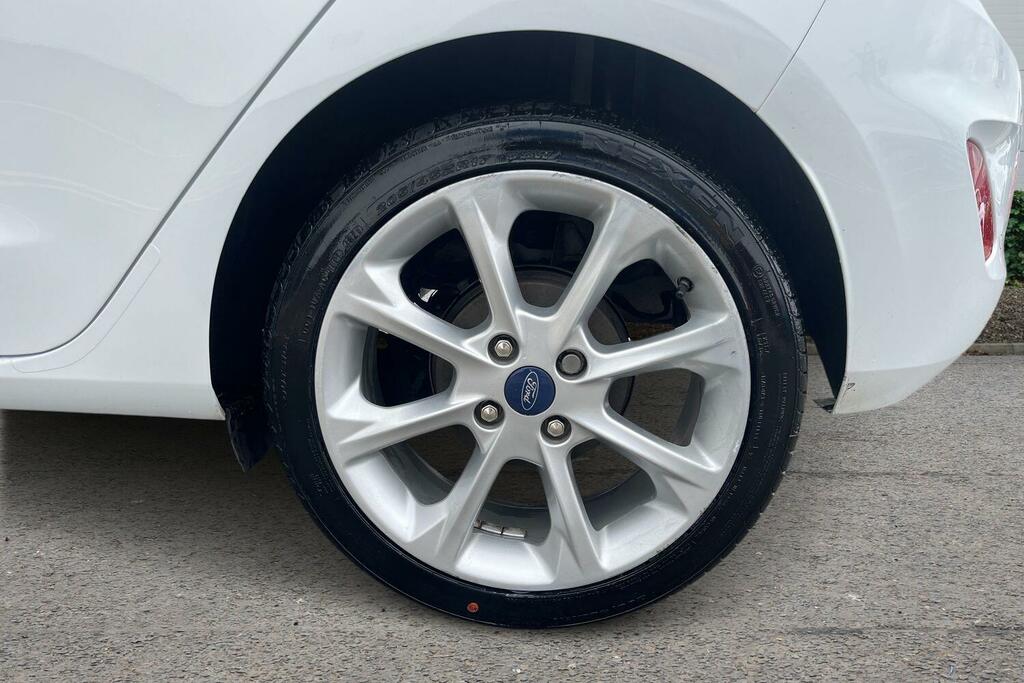 Ford Fiesta 1.0 Ecoboost Hybrid Mhev 125 Titanium X WO70DVX White #6