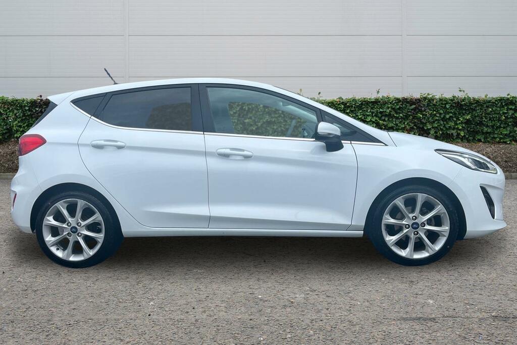 Ford Fiesta 1.0 Ecoboost Hybrid Mhev 125 Titanium X WO70DVX White #3