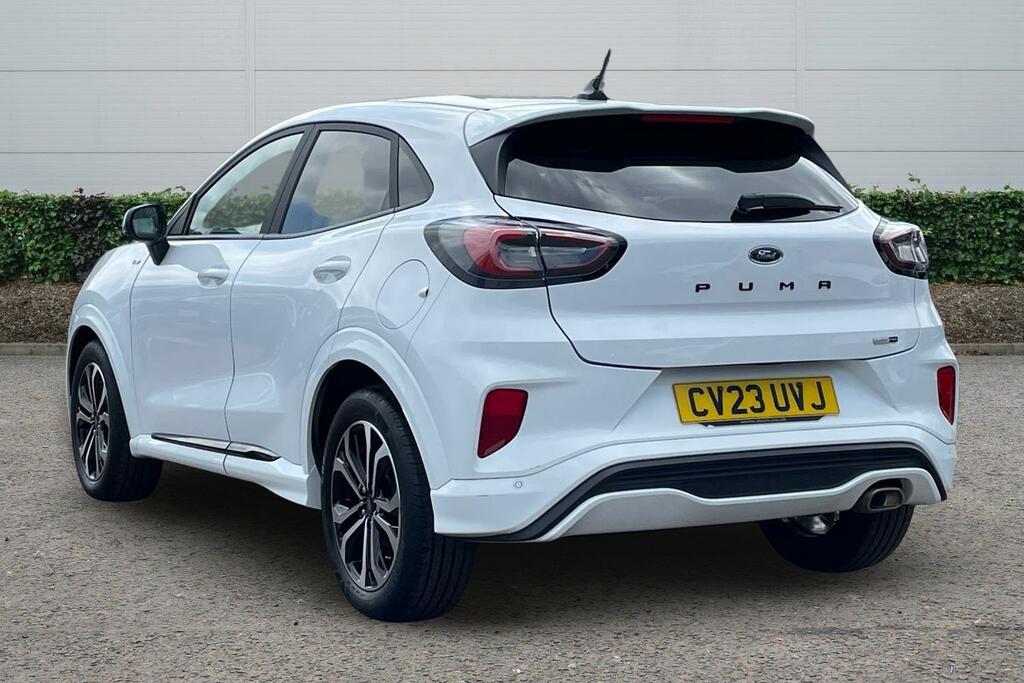 Ford Puma 1.0 Ecoboost Hybrid Mhev St-line CV23UVJ White #2