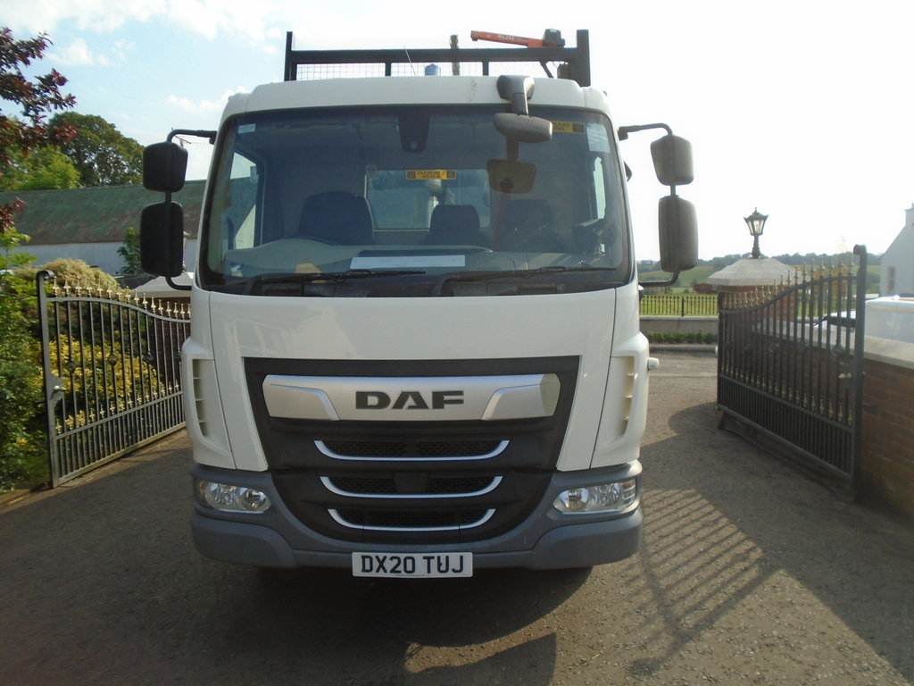 DAF All Models 7.5T Tipper. White #2