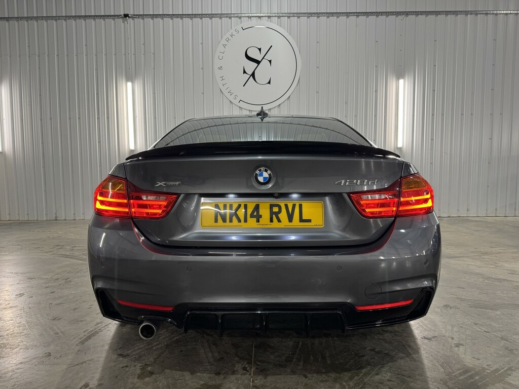 BMW 4 Series Gran Coupe Coupe 2.0 420D M Sport 2014 NK14RVL Grey #3