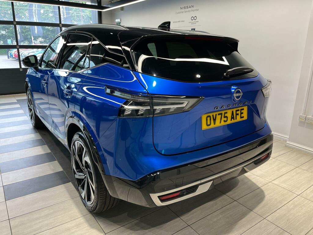 Nissan Qashqai 1.3 Dig-t Mhev Tekna Euro 6 Ss OV75AFE Blue #3