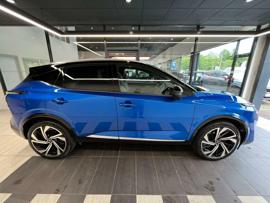 Nissan Qashqai 1.3 Dig-t Mhev Tekna Euro 6 Ss OV75AFE Blue #4