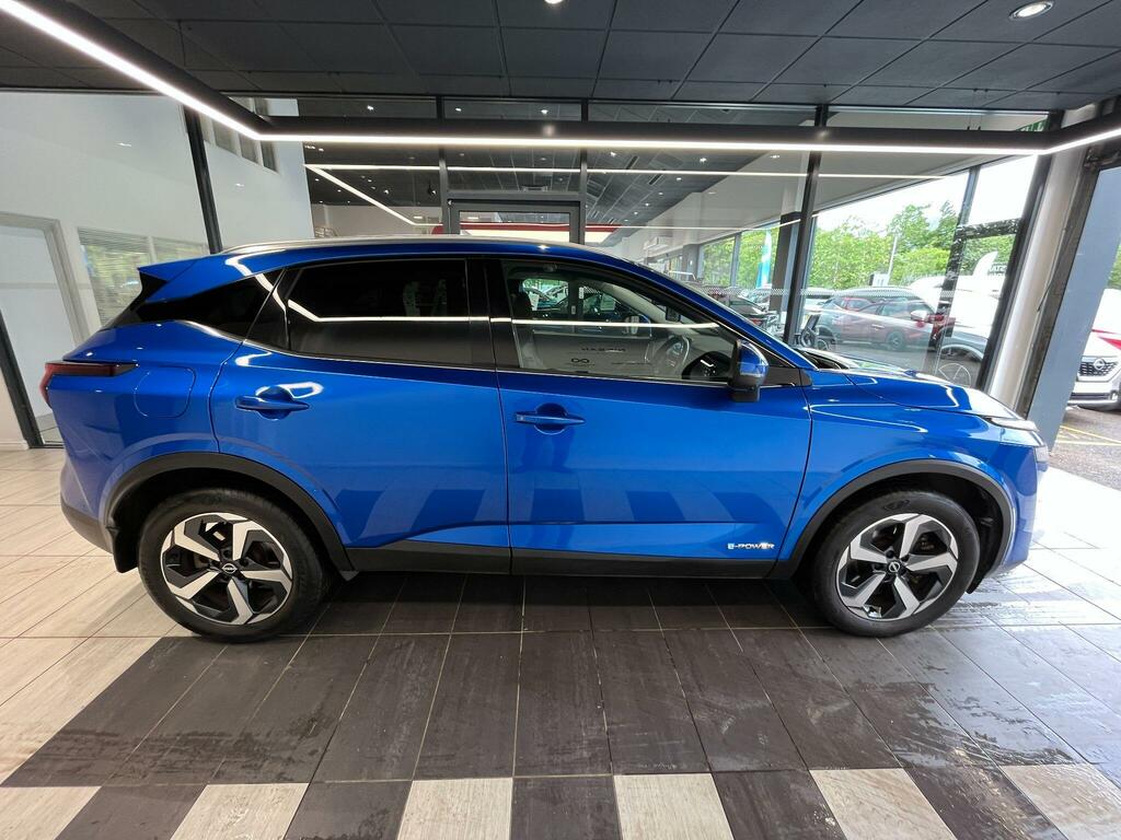Nissan Qashqai 1.5 H E-power N-connecta Euro 6 Ss AJ72VRK Blue #4
