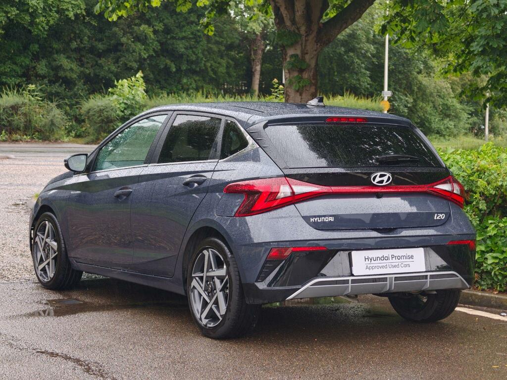 Hyundai I20 1.0 T-gdi Tech Line Dct Euro 6 Ss YO75CYU Grey #3