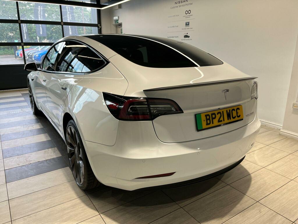Tesla Model 3 Dual Motor Performance 4Wde Performanc BP21WCC White #3