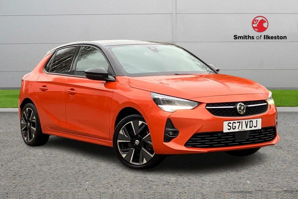 Vauxhall Corsa-e 50Kwh Sri Nav Premium 7.4Kw Charger Orange