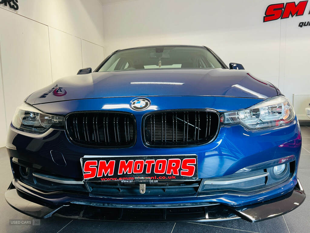 BMW 3 Series Saloon White #9