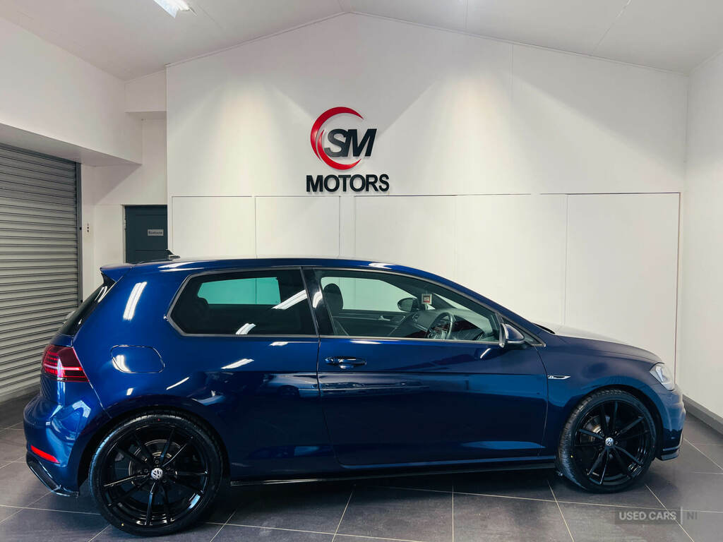 Volkswagen Golf 2.0 Tdi R-line Blue #3