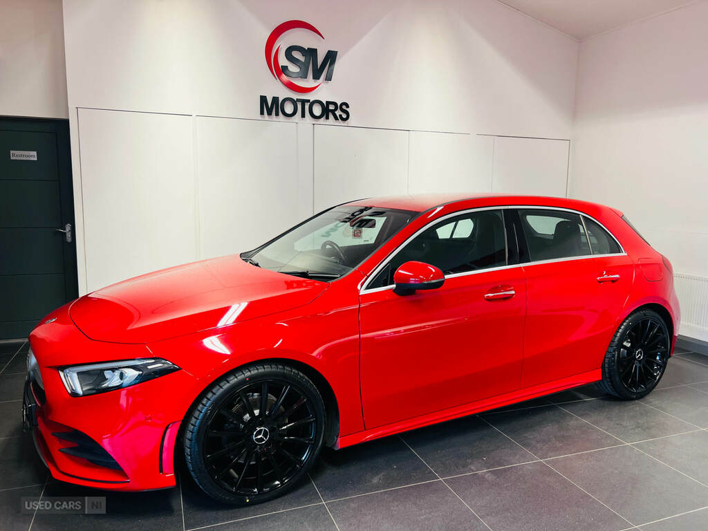 Mercedes-Benz A Class A180d Amg Line Premium Red