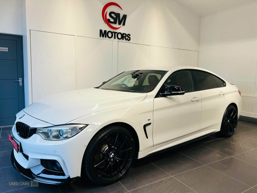 BMW 4 Series 420D 190 M Sport Professional Media White