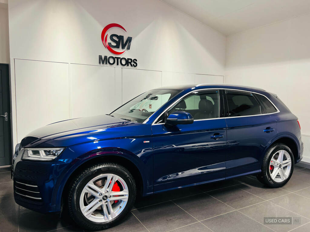 Audi Q5 40 Tdi Quattro S Line S Tronic Blue #3
