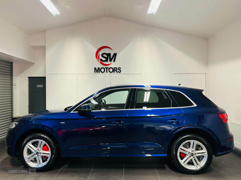 Audi Q5 40 Tdi Quattro S Line S Tronic Blue #6