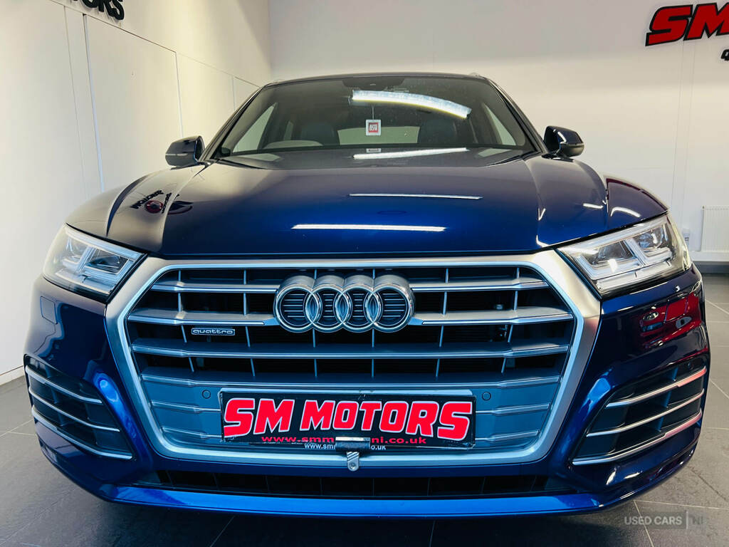Audi Q5 40 Tdi Quattro S Line S Tronic Blue #2