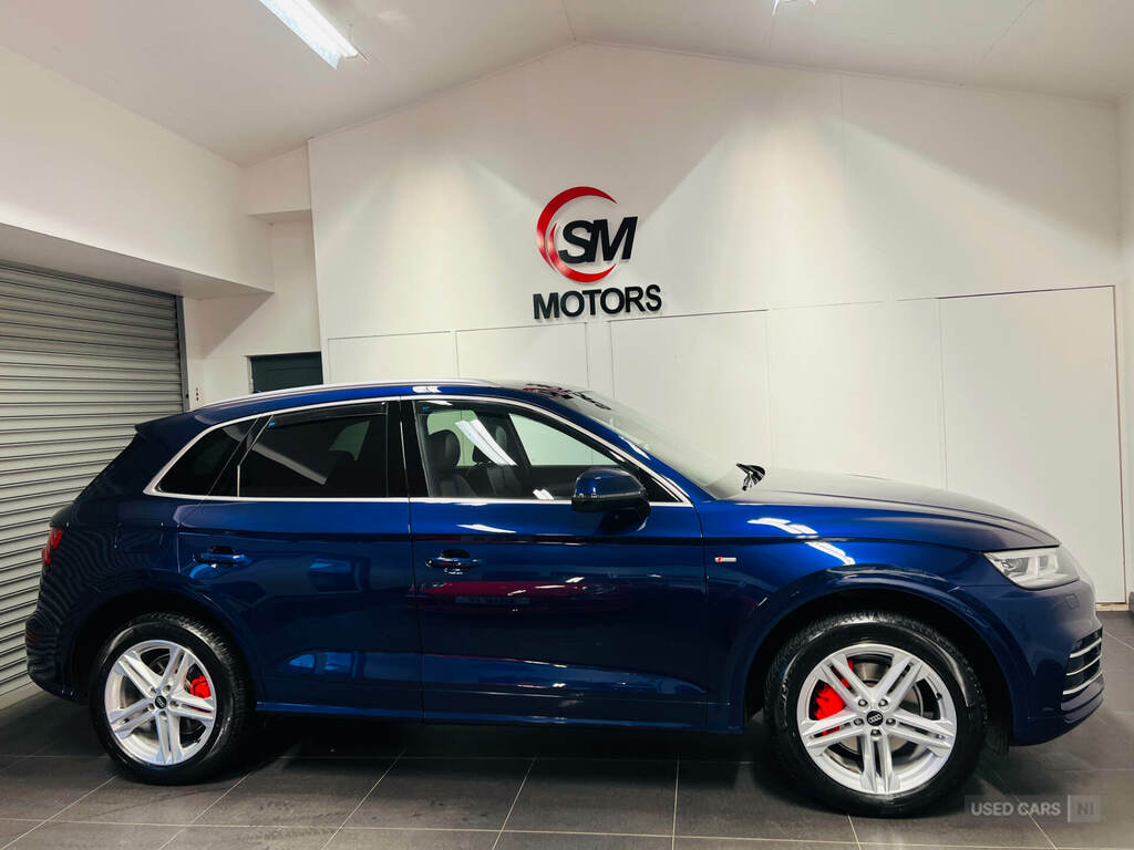 Audi Q5 40 Tdi Quattro S Line S Tronic Blue #4