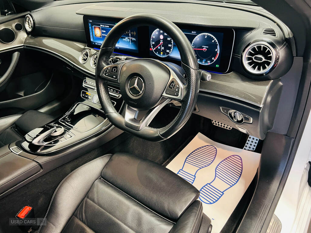 Mercedes-Benz E Class E350d Amg Line Premium 9G-tronic White #15