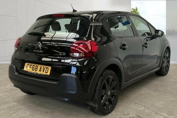 Citroen C3 1.2 Puretech Feel Nav Edition Euro 6 EF68AVD Black #3