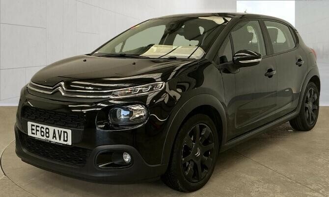 Citroen C3 1.2 Puretech Feel Nav Edition Euro 6 EF68AVD Black #4