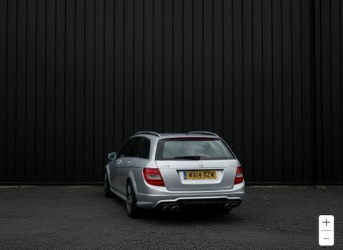 Mercedes-Benz C Class 6.2 C63 Amg WA14RZW Silver #6