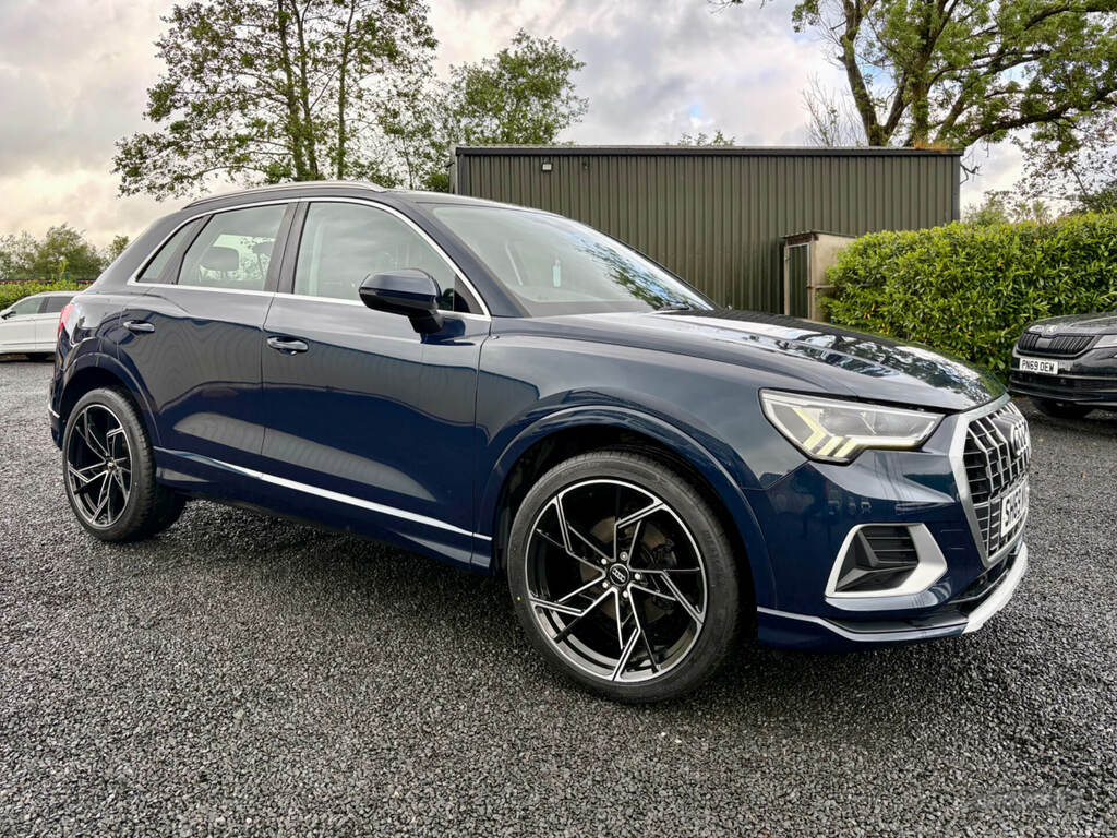 Audi Q3 35 Tdi Quattro Sport SH69NVZ Blue #2