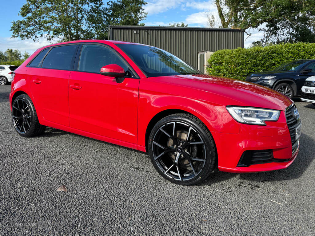 Audi A3 30 Tdi 116 Sport PX68WKU Red #2