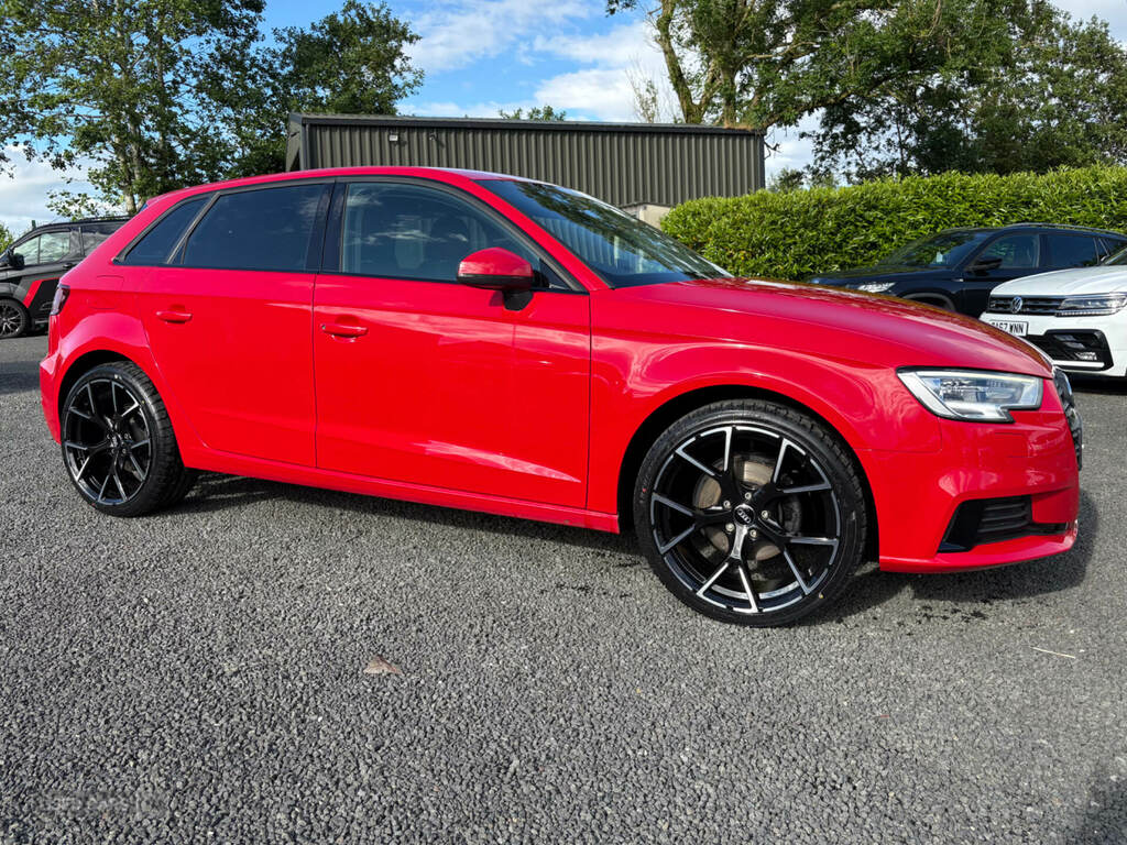Audi A3 30 Tdi 116 Sport PX68WKU Red #3