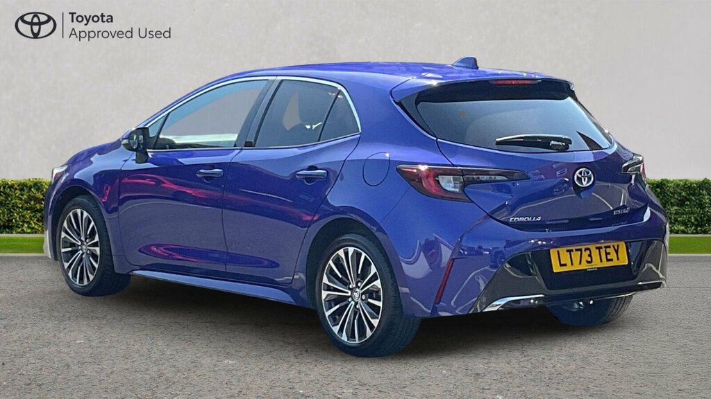 Toyota Corolla 1.8 Vvt-h Design Cvt Euro 6 Ss LT73TEY Blue #4