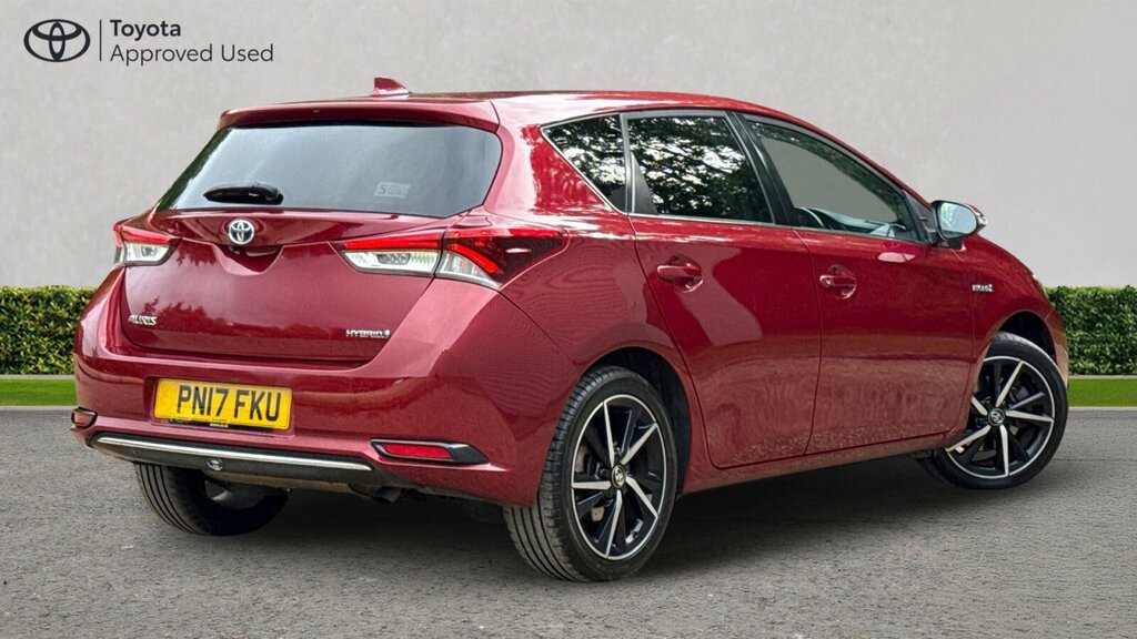 Toyota Auris 1.8 Vvt-h Design Hatchback Hybrid Cvt E PN17FKU Red #3