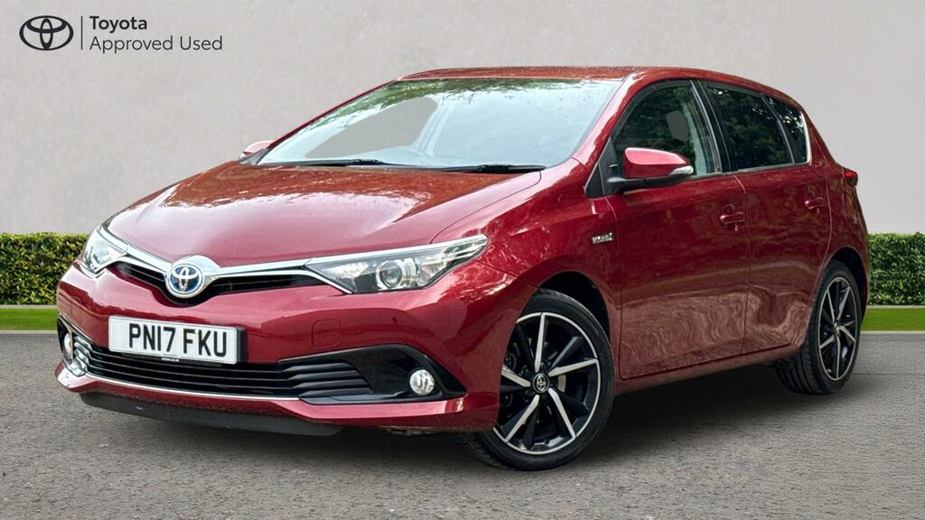 Toyota Auris 1.8 Vvt-h Design Hatchback Hybrid Cvt E PN17FKU Red #6