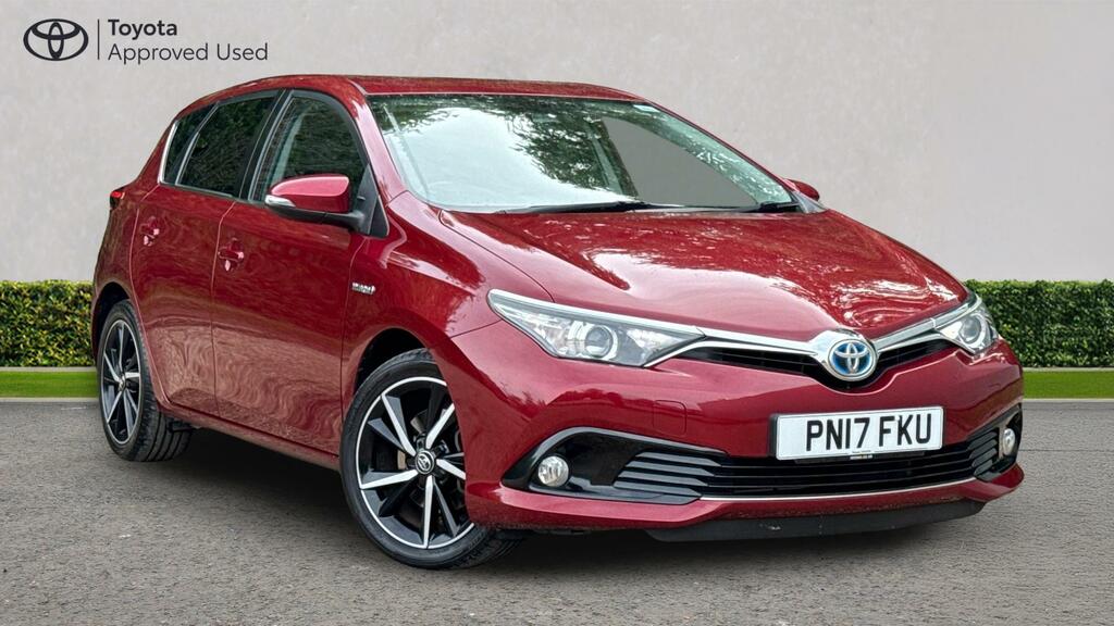 Toyota Auris 1.8 Vvt-h Design Hatchback Hybrid Cvt E PN17FKU Red #2