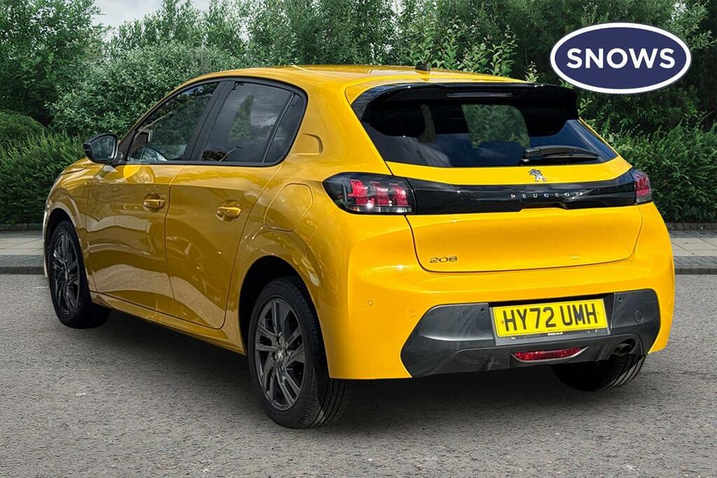 Peugeot 208 1.2 Puretech Active Premium Eat Euro 6 Ss HY72UMH Yellow #3