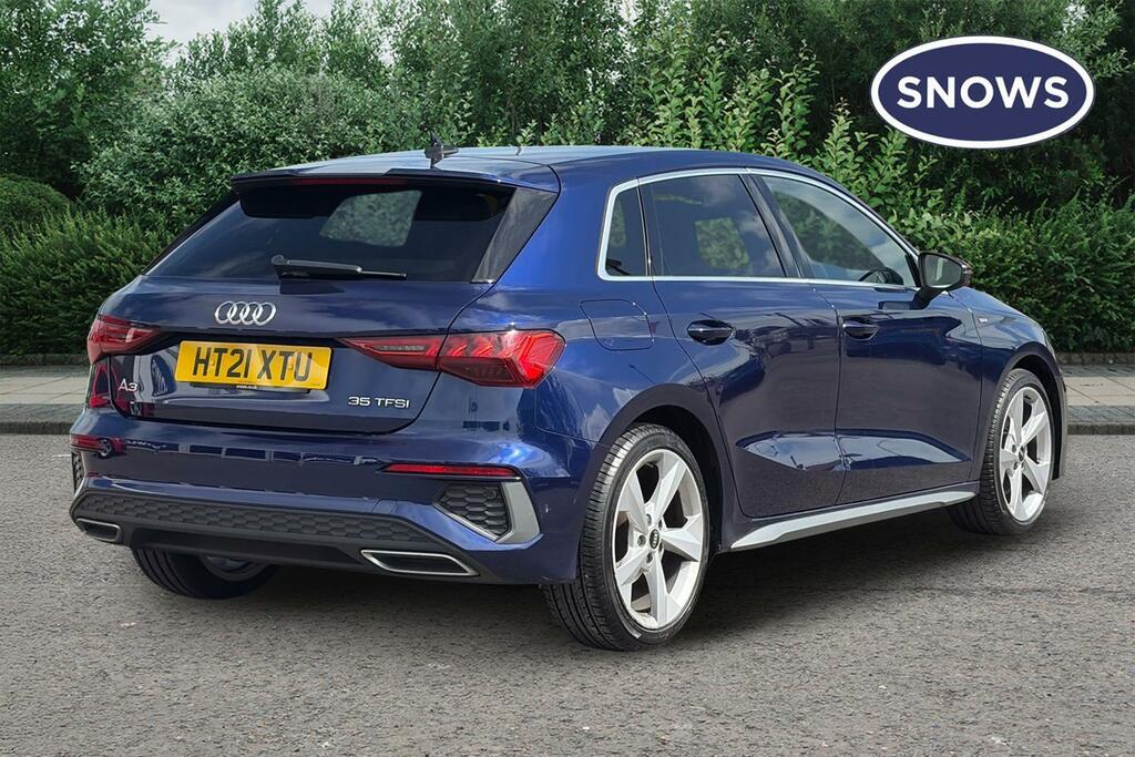Audi A3 1.5 Tfsi 35 S Line Sportback Euro 6 Ss Blue #3
