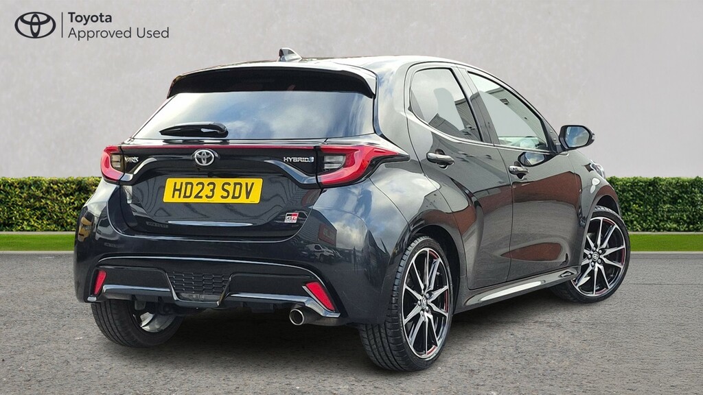 Toyota Yaris 1.5 Vvt-h Gr Sport E-cvt Euro 6 Ss HD23SDV Black #4
