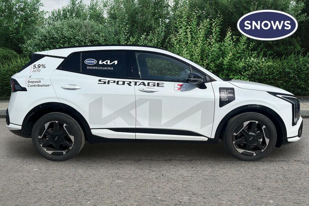 Kia Sportage 1.6 T-gdi Gt-line Euro 6 Ss RO26UGX White #4
