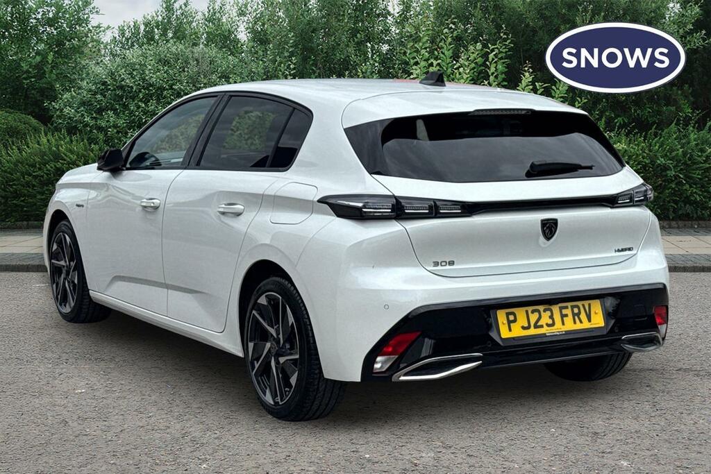 Peugeot 308 1.6 12.4Kwh Allure Premium E-eat Euro 6 Ss White #3