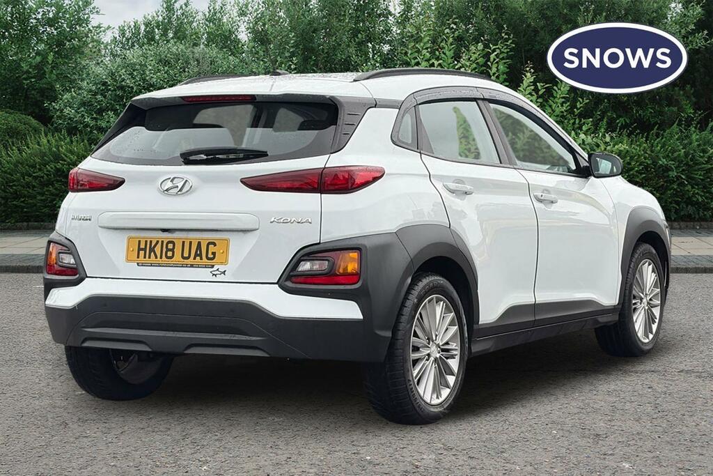Hyundai Kona 1.0 T-gdi Blue Drive Se Euro 6 Ss White #3