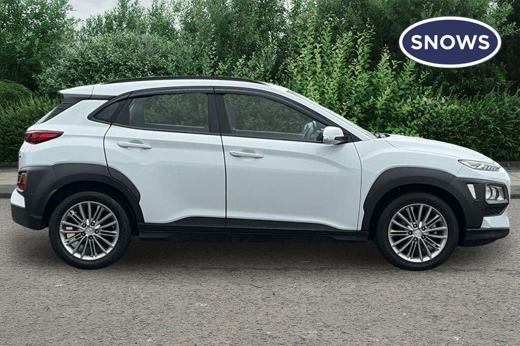 Hyundai Kona 1.0 T-gdi Blue Drive Se Euro 6 Ss White #2