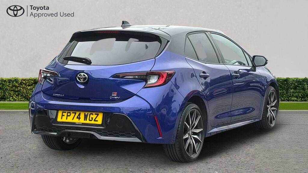 Toyota Corolla 1.8 Vvt-h Gr Sport Hatchback Hybrid Cvt FP74WGZ Blue #2