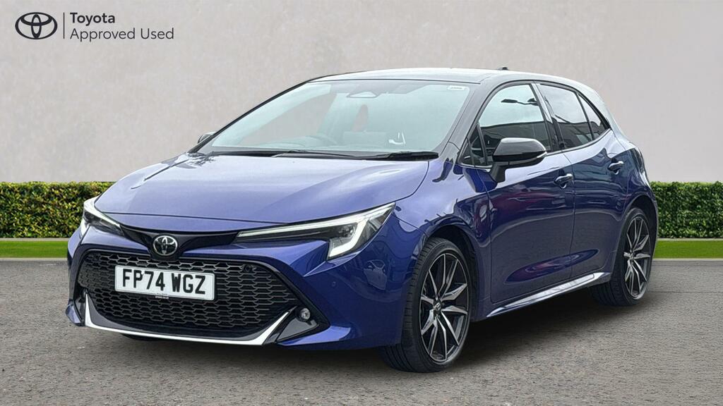 Toyota Corolla 1.8 Vvt-h Gr Sport Hatchback Hybrid Cvt FP74WGZ Blue #3