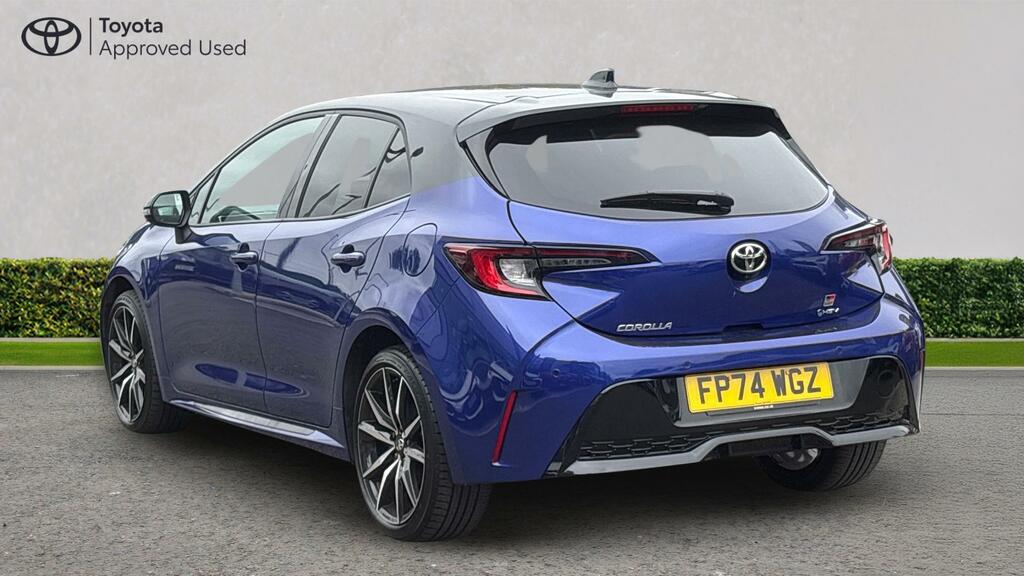 Toyota Corolla 1.8 Vvt-h Gr Sport Hatchback Hybrid Cvt FP74WGZ Blue #4