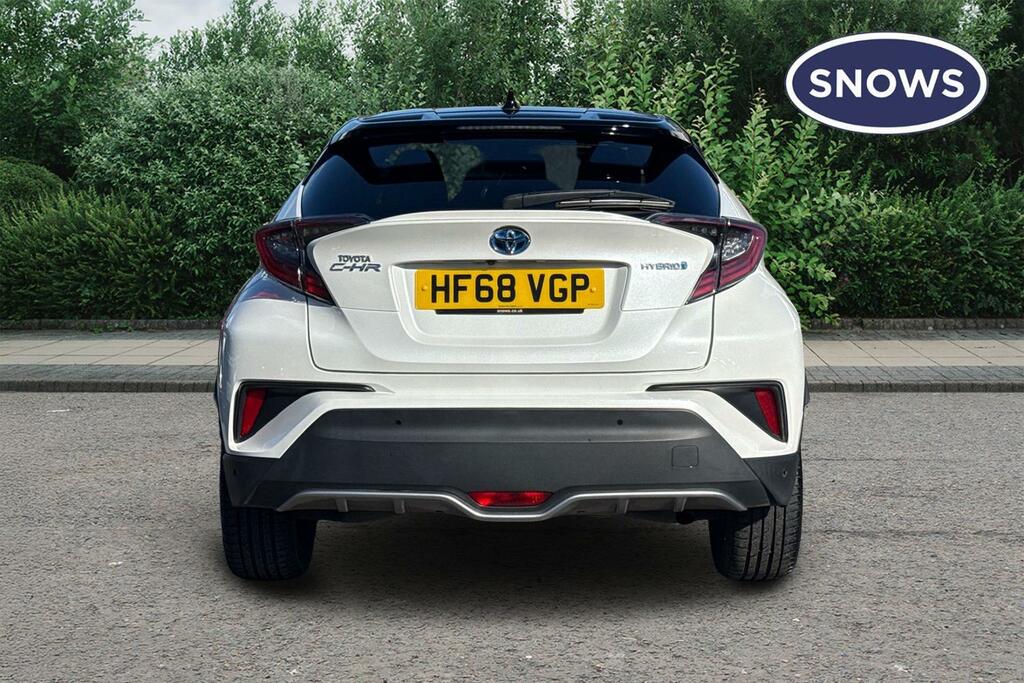 Toyota C-Hr 1.8 Vvt-h Dynamic Cvt Euro 6 Ss White #4