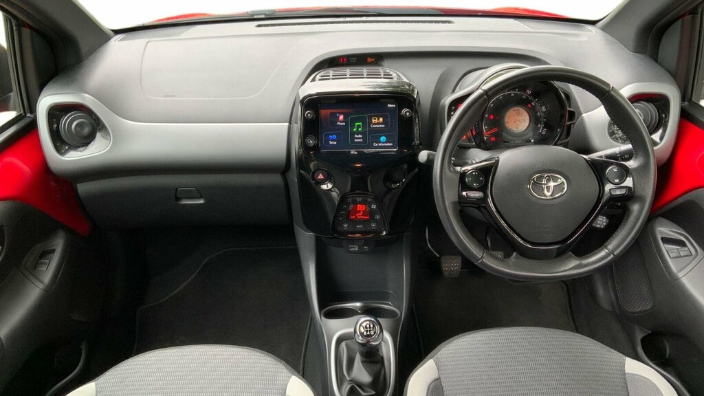 Toyota Aygo 1.0 Vvt-i X-trend Hatchback Euro HD71CDU Red #6