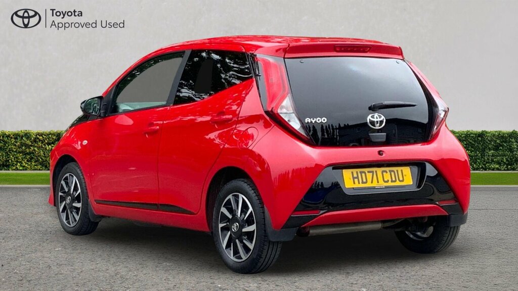 Toyota Aygo 1.0 Vvt-i X-trend Hatchback Euro HD71CDU Red #4