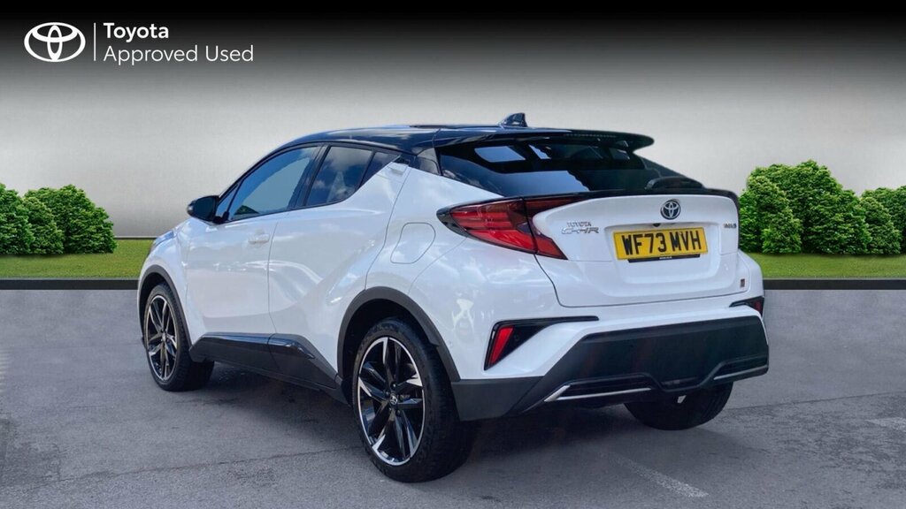 Toyota C-Hr 1.8 Vvt-h Gr Sport Cvt Euro 6 Ss White #4