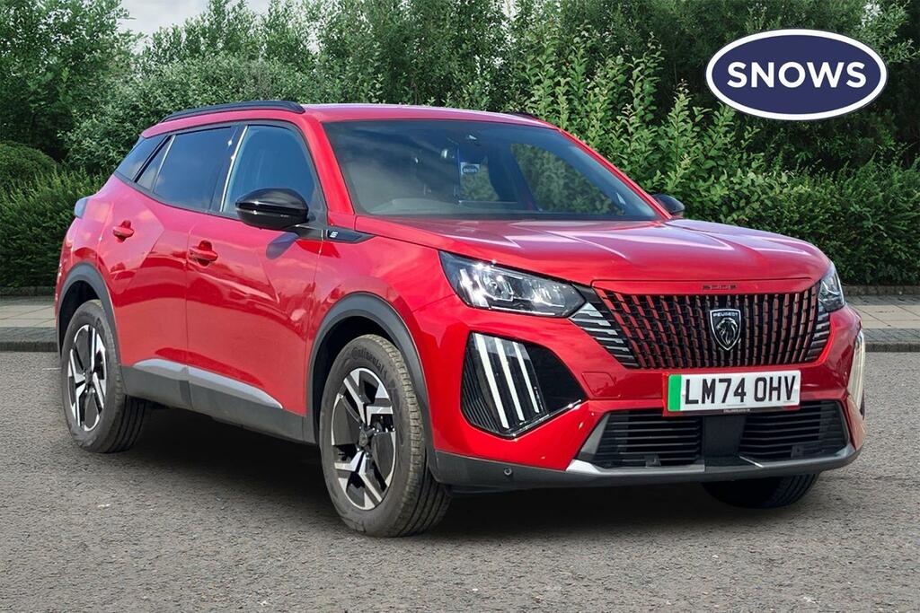 Peugeot e-2008 50Kwh Allure 7Kw Charger Red