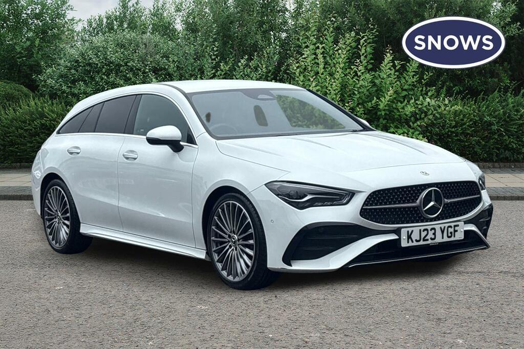 Mercedes-Benz CLA Class 1.3 Cla180h Mhev Amg Line Premium Shooting Brake White