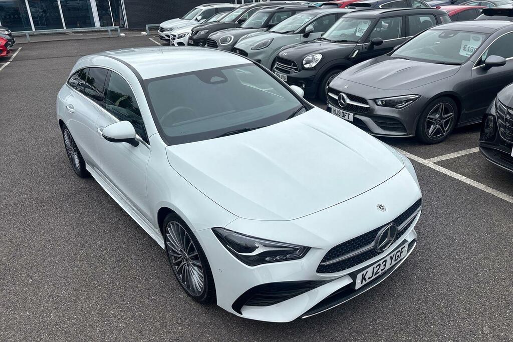 Mercedes-Benz CLA Class 1.3 Cla180h Mhev Amg Line Premium Shooting Brake White #6