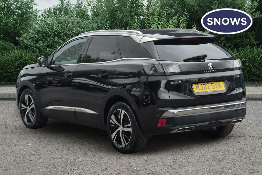 Peugeot 3008 1.2 Puretech Gt Eat Euro 6 Ss MJ22SVK Black #3