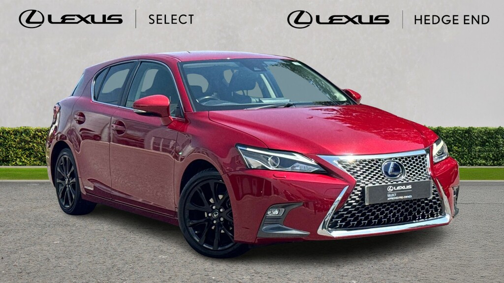 Lexus CT 1.8 200H Premier Hatchback Hybrid Cvt E Red
