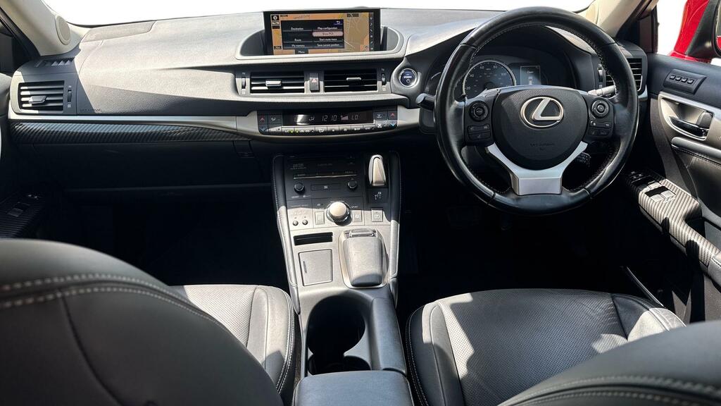 Lexus CT 1.8 200H Premier Hatchback Hybrid Cvt E Red #6